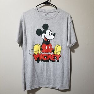 Mickey Mouse Gray Disney T Shirt Men's Medium (38-40)